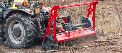 Seppi | Microforst PTO 3PT Forestry Mulcher (Pull Type) | Knives & Carbides | Model 125cc | Working Width 49" Inches | Horsepower 30 To 50 HP | For Tractors