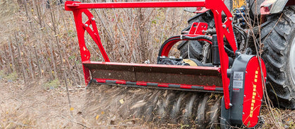 Seppi | Microforst PTO 3PT Forestry Mulcher (Pull Type) | Knives & Carbides | Model 125cc | Working Width 49" Inches | Horsepower 30 To 50 HP | For Tractors