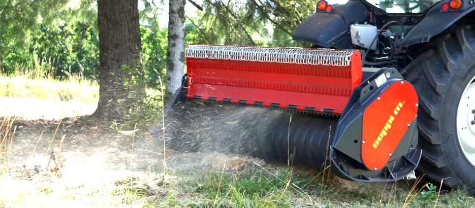 Seppi Forestry Mulcher | Model Midiforst dt | Working Width 79" | 120-240 HP | For Tractors