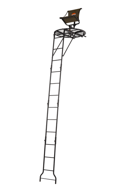 Millennium L366 Revolution Ladder Stand | Model L-366-SL | Size 18' | 300 lb Capacity | 360° Swivel Hunting Seat