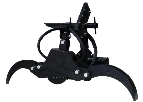 Erskine Mini Multi Purpose Grapple | Hydraulic Pump Capacity 5 - 15 GPM | With Hydraulic Rotation | For Mini Skid Steer