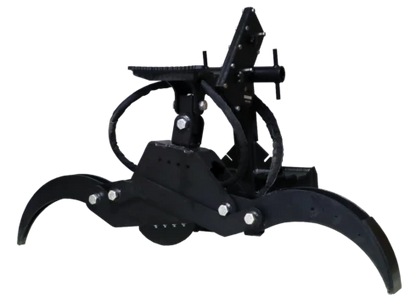 Erskine Mini Multi Purpose Grapple | Hydraulic Pump Capacity 5 - 15 GPM | With Hydraulic Rotation | For Mini Skid Steer