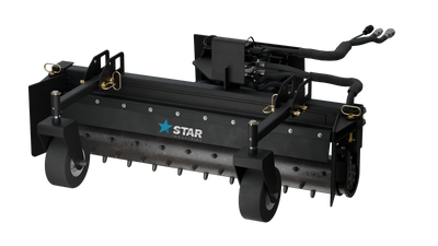 Star Industries Mini Power Rake | Model 130-MI-48 | Width 48