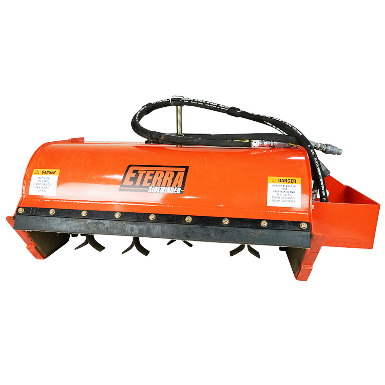 Eterra Attachments Sidewinder Flail Mower | Blade Style Y-Knife Blades | Range 8-26 GPM | Cut Capacity 2” Standard | For Mini Skid Steers