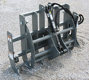 Worksaver 48" Grapple Rake for Mini Skid Steer