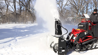 Erskine Mini Hydraulic Snowblower SB300 Series | Cut of Width 48”, 55” & 61” | 11-22 GPM | For Mini Skid Steers