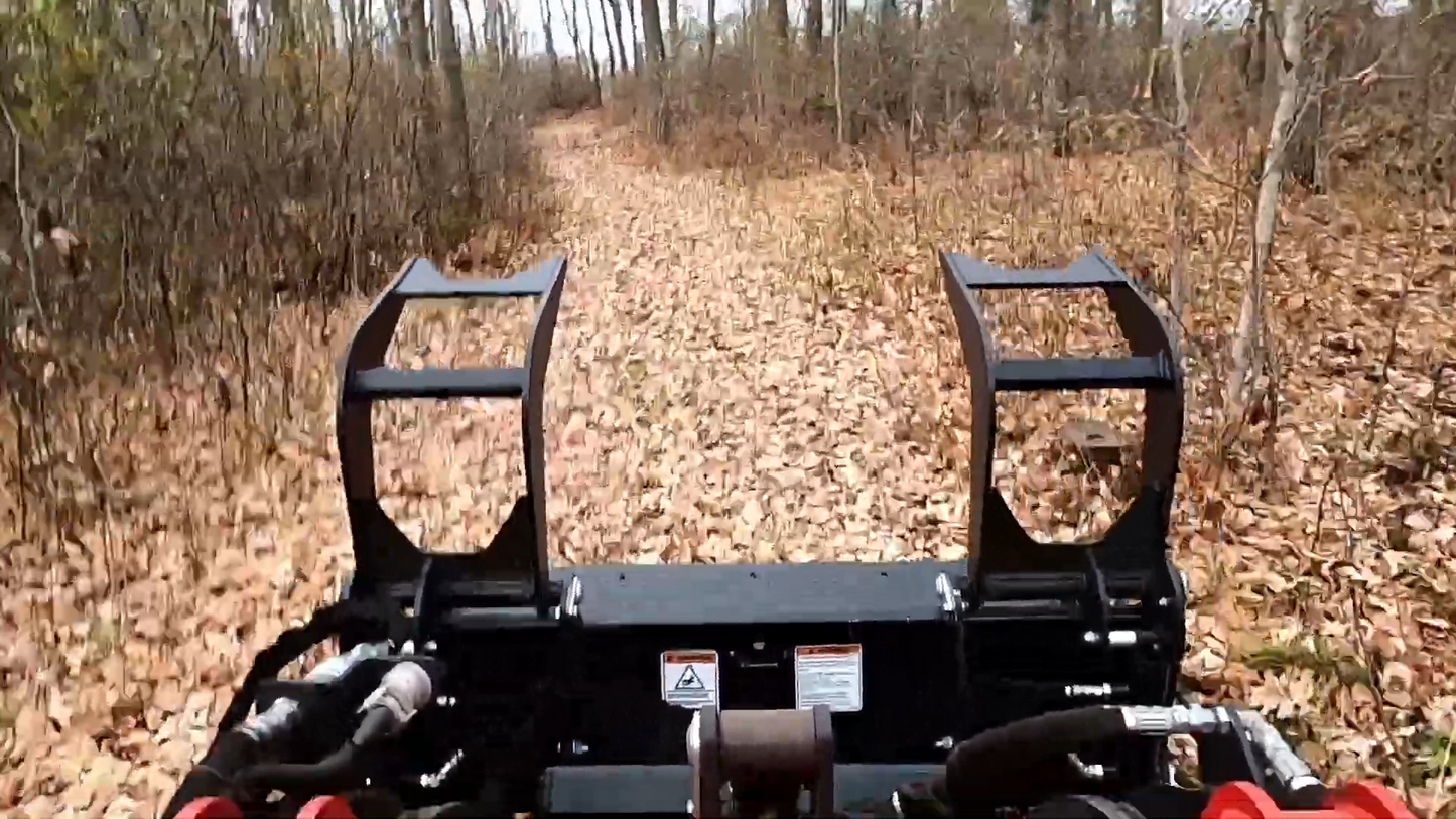 Erskine Heavy Duty Grapple Bucket Series | Bucket Width 66", 72" & 84" inches | 1/2” High-Strength Steel | For Skid Steers