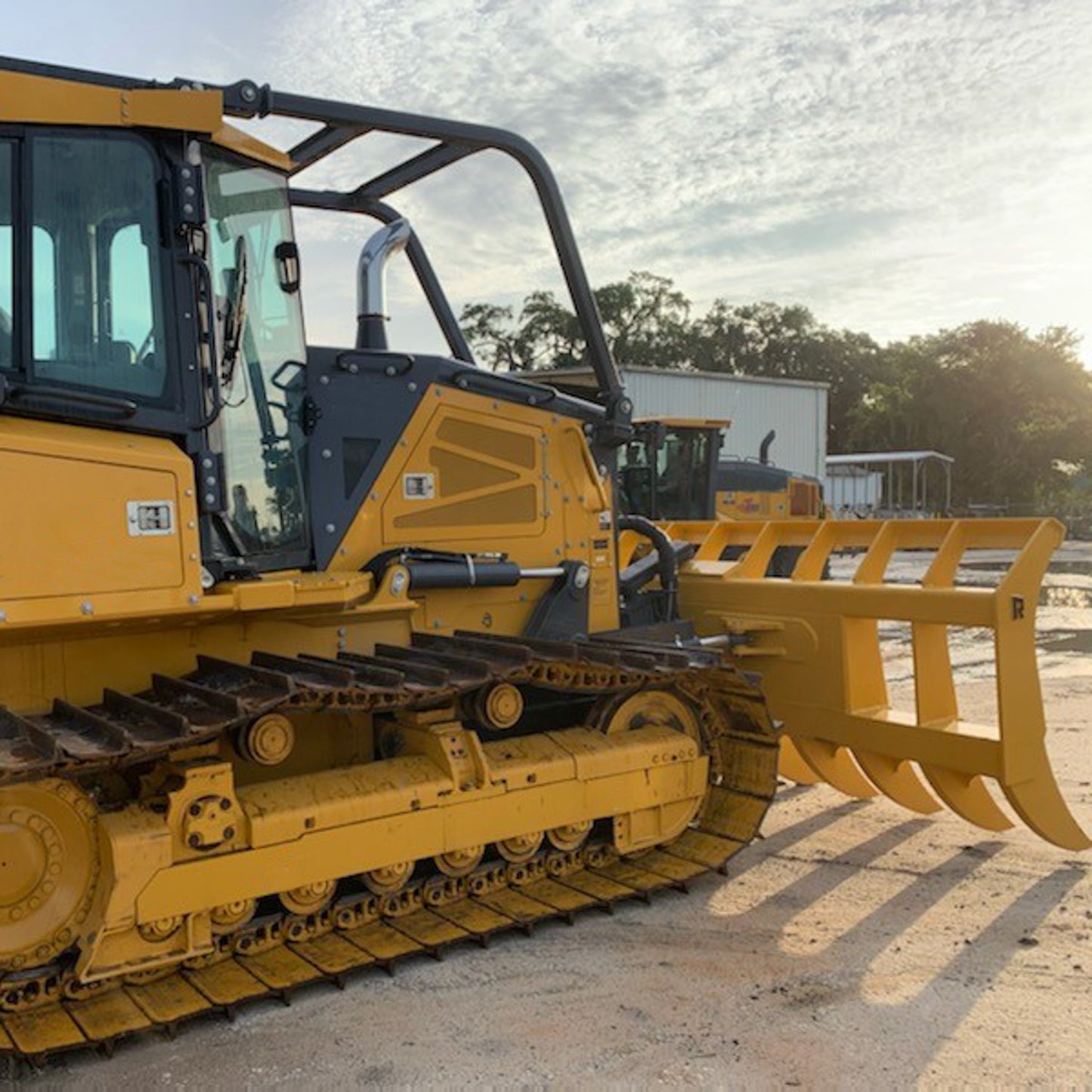 Rockland MA Multi-Application Rake with Fixed Tooth for Dozers