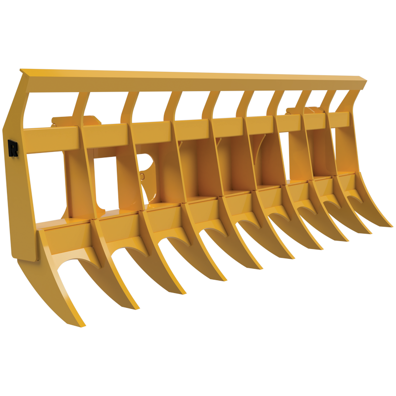 Rockland MA Multi-Application Rake with Fixed Tooth for Dozers