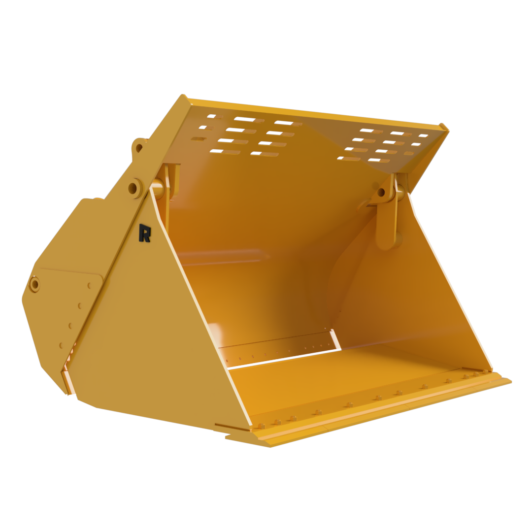 Rockland Multi-Purpose Trash Handling Bucket | Bucket Width 96" To 130" inches | Weight 3,295 To 7,530 Lbs | For Loaders