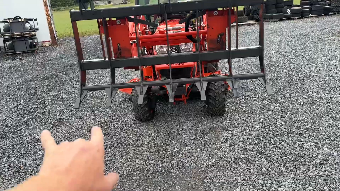 CID Steer Standard Grapple Rake | Width 63", 66" & 72" inches | Horsepower Range 35-50 HP | For Skid Steer
