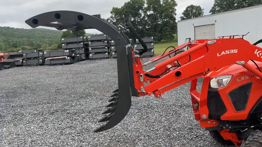 CID Steer Standard Grapple Rake | Width 63", 66" & 72" inches | Horsepower Range 35-50 HP | For Skid Steer