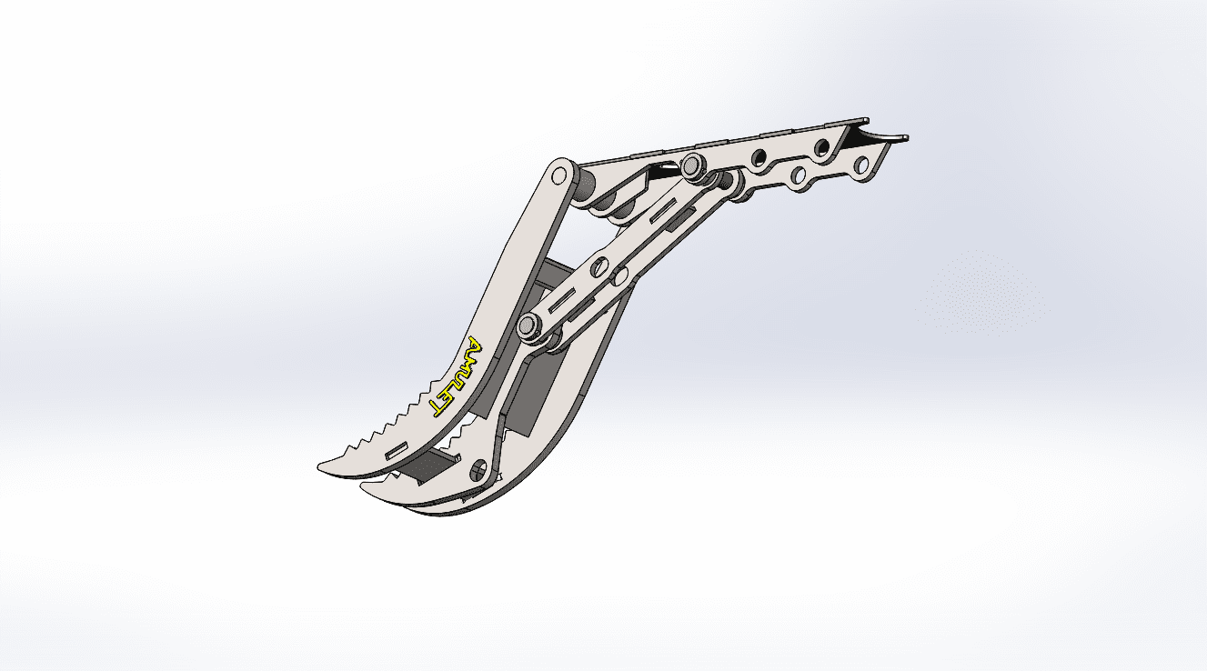 Amulet B.R.U.T Rigid Thumb Attachments | Model Nitro Series | Machine Size 3-50 Tons | For Excavators
