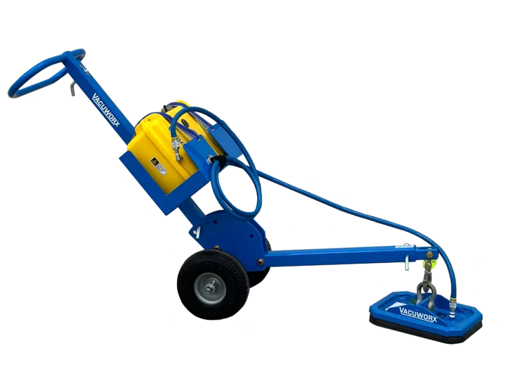 Vacuworx Portable Vacuum Lifting System | Model PS1 | Compact Frame 14.25" | 1,700 lb Capacity | 8 To 30+ GPM | 1.5 To 3 Ton | For Skid Steers, Mini Excavators & Forklifts
