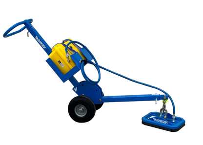 Vacuworx Portable Vacuum Lifting System | Model PS1 | Compact Frame 14.25" | 1,700 lb Capacity | 8 To 30+ GPM | 1.5 To 3 Ton | For Skid Steers, Mini Excavators & Forklifts