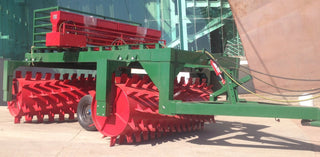 Roller Chopper Tandem Drum Renovator 8', 10' & 12' Pasture Aerator w/ 30", 36" & 42" Drum For Tractor Or Dozer