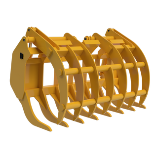 Rockland 90" to 139" Width Standard Duty Brush Handling Grapple for Loaders