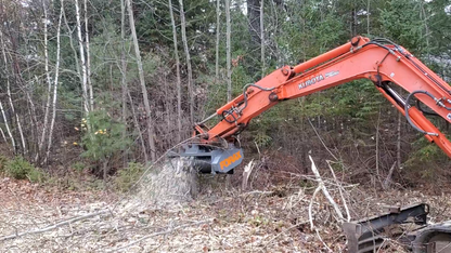 Forax Ultralight Mulcher | Model HP40 | Cutting Width 40" | Carrier 2-4-Ton | For Excavators