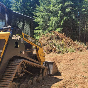 Virnig V60 Utility Bucket | Models HUHV72 To HUHV96 | Widths 72" To 96" | Hydraulic Flow >15 GPM | For Skid Steer