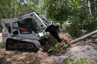 McLaren Industries Stump Bucket | Hydraulic & Non-Hydraulic | 44" Width | 15 To 25 GPM | For Skid Steer