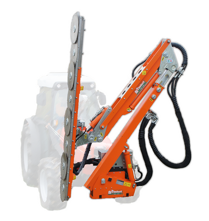 Rinieri Orchard Pruner w/ Discs | ORSX Series | Working Width 69" To 89" inches | Horsepower 70-100 HP | For Tractors