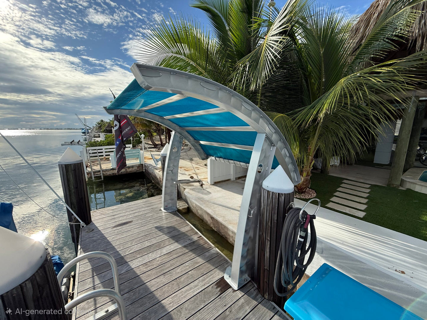 Killer Dock Cabana Outdoor Furniture | Width 48" | For Dock, Seawall, Deck & Patio