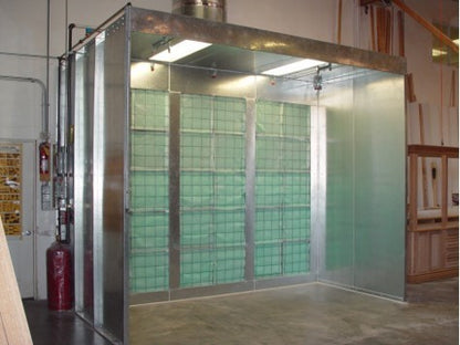 Platinum Finishing Paint Booth Systems Industrial Size Platinum Edition 2-Sided Limited Finishing Prep Station