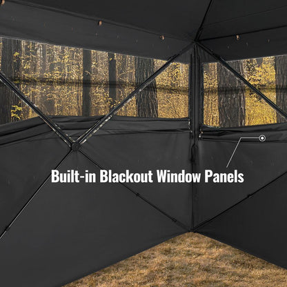 Millennium Treestands Antler Shak 30/30 Ground Blind | Model GB-030-30 | Size 58" x 58" x 70" | 3-Person Hunting Blind