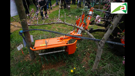 Rinieri Low Profile Sucker Remover on Bio-Dynamic Frame | SRC Series | Row Width 63"-177" inches | Horsepower 40-70 HP | For Tractors