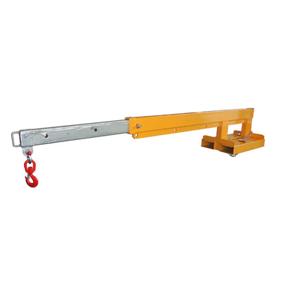 Landy Attachments Crane Jibs (Fixed & Tilt) | Capacity 5500–9900 lb | Short & Long Reach | 8-30 GPM | 2-5 Tons | For Forklifts, Skid Steers & Excavators