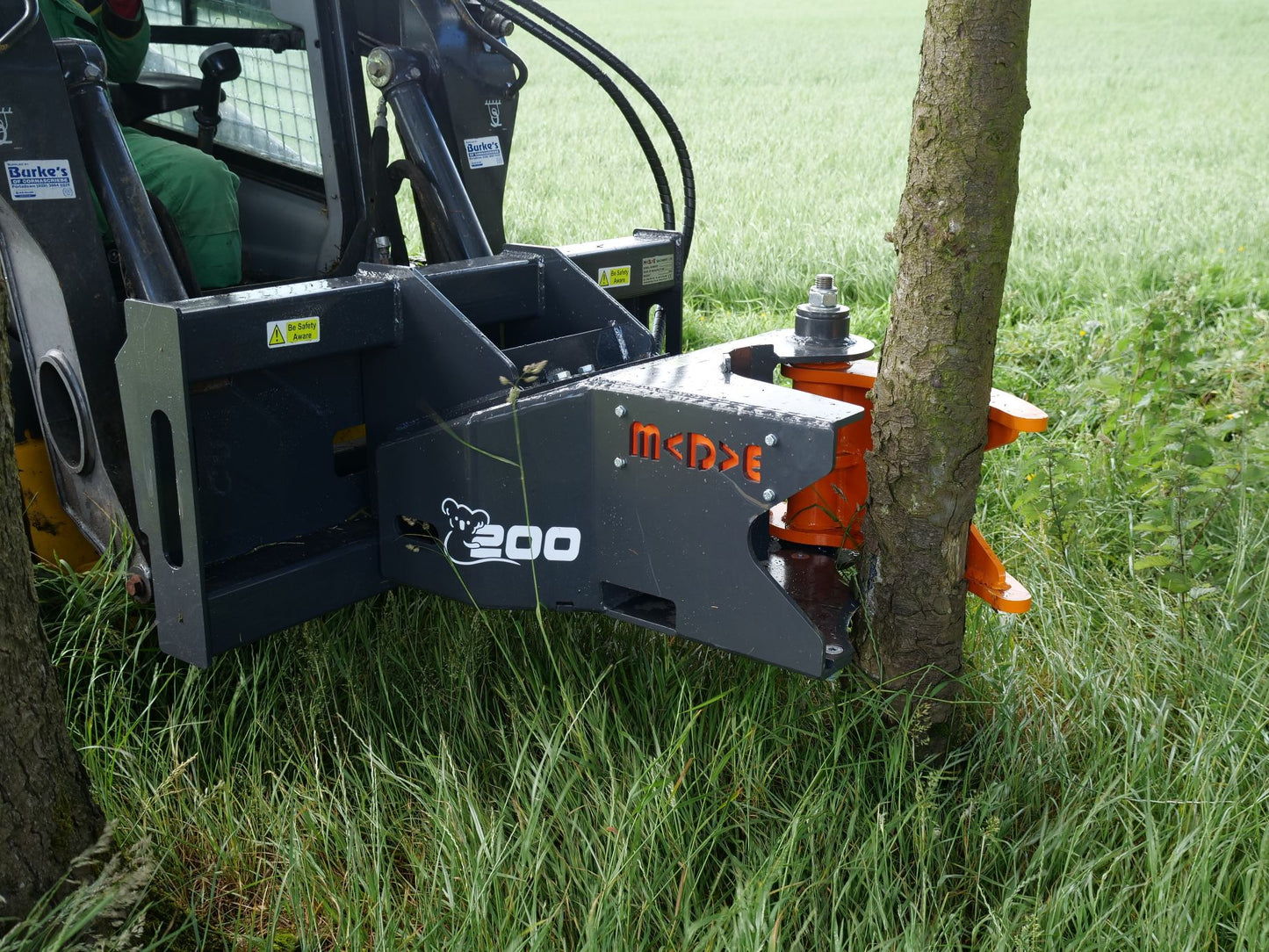 MDE Machinery | Tree Shear With Buncher | Model Koala 150T To Koala 550T | Cutting Capacity 6" To 21.5" Inches | Machine Size 1.5-40 Ton | For Excavator