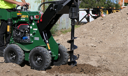 KANGA 2-Series PW220 Wheeled Mini Compact Skid Steer Loader | Overall Width 29.7" | Honda GXV630 Engine