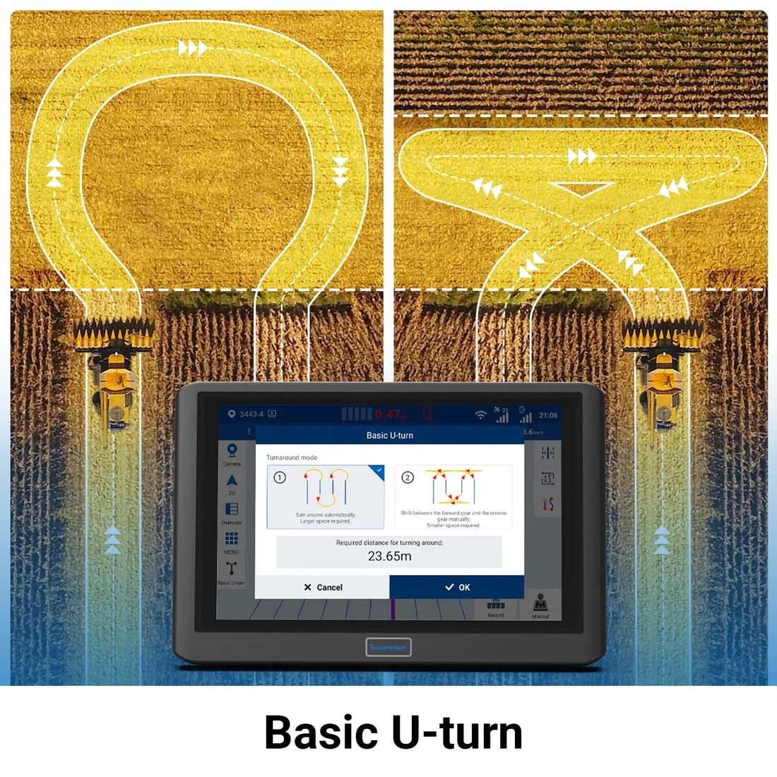 Sveaverken F100 Auto-Steer System- Precision Farming Made Easy For Tractor