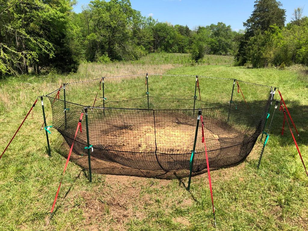 Pig Brig Portable Multi-Catch Wild Hog Trap | Size 20' | Double-Wall Hog Trap Net | Multi-Catch Wild Boar Control
