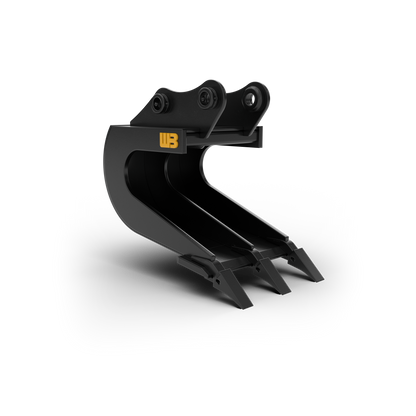 Werk-Brau Pavement Removal Bucket | Model PRB Series | 18"–54" Width | 1–50 Tons | For Mini Excavator & Excavators