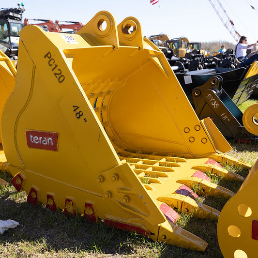 Teran Skeleton Buckets Komatsu Excavators | Model BKT-PC120 To BKT-PC650 | Bucket Width Range 48" To 72" inches | For Excavators