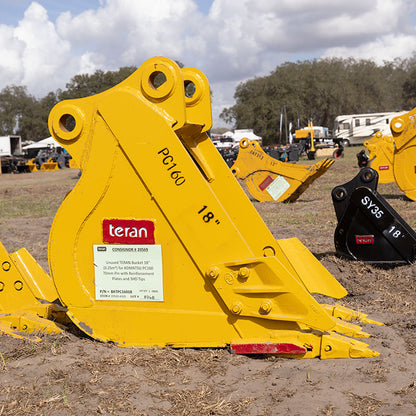 Teran Heavy-Duty Excavator Bucket | Model BKT-PC160 | Digging Width 12" to 48" Inch | Capacity 0.10 to 0.80 Cubic meter | For Excavators