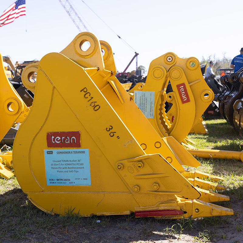 Teran Heavy-Duty Excavator Bucket | Model BKT-PC160 | Digging Width 12" to 48" Inch | Capacity 0.10 to 0.80 Cubic meter | For Excavators