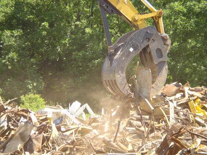 Werk-Brau Box Style Grapple | Severe Duty | Width 36" To 84" | 12–60 Tons | For Excavators
