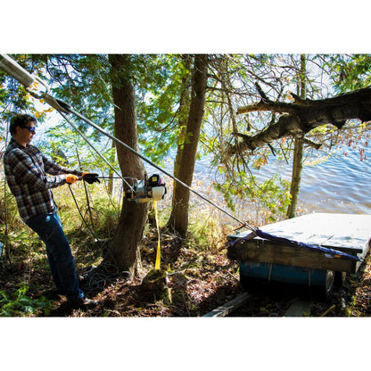 Portable Winch GX35 Gas-Powered Pulling Winch | Model PCW3000 | Pulling Capacity 1,500 lb | Capstan Drum 3" Diameter