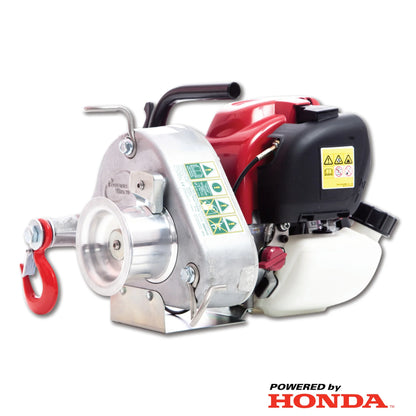 Portable Winch GX35 Gas-Powered Pulling Winch | Model PCW3000 | Pulling Capacity 1,500 lb | Capstan Drum 3" Diameter