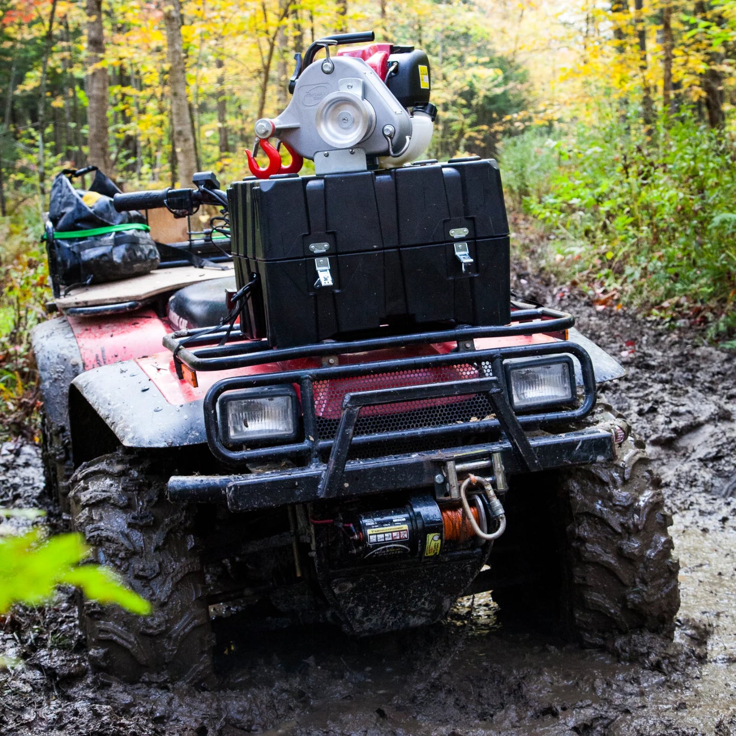 Portable Winch GX35 Gas-Powered Pulling Winch | Model PCW3000 | Pulling Capacity 1,500 lb | Capstan Drum 3" Diameter