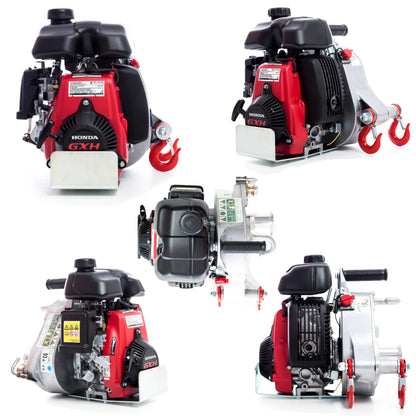 Portable Winch GXH50 Gas‑Powered Pulling Winch | PCW5000 | 2,200 lb Single / 4,400 lb Double Line