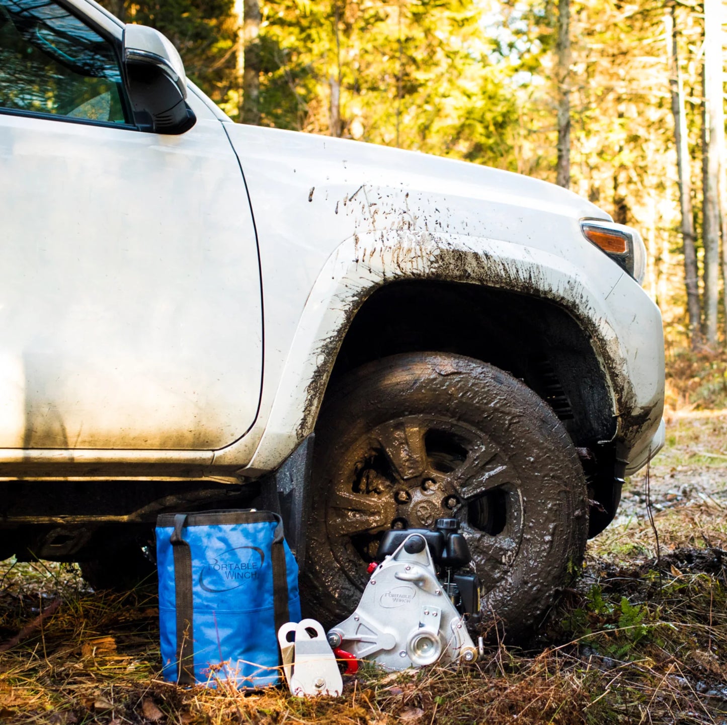 Portable Winch GXH50 Gas‑Powered Pulling Winch | PCW5000 | 2,200 lb Single / 4,400 lb Double Line