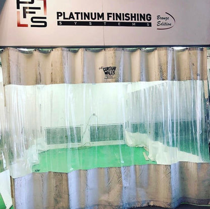 Platinum Finishing Paint Booth Systems Industrial Size Platinum Edition 2-Sided Limited Finishing Prep Station