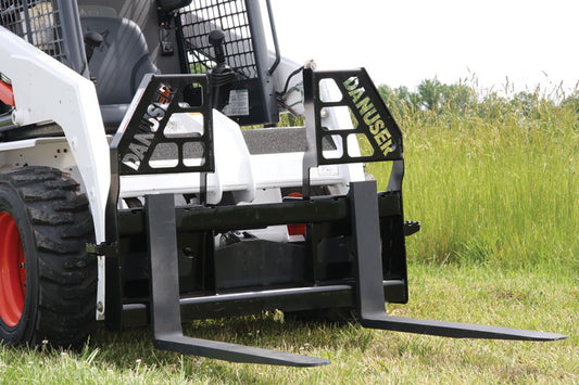 Danuser | Pallet Fork Grapple Kit | Maximum Opening 55" | Oil Flow Range 10-25 GPM | For Skid Steers