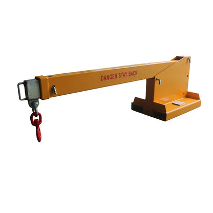 Landy Attachments Crane Jibs (Fixed & Tilt) | Capacity 5500–9900 lb | Short & Long Reach | 8-30 GPM | 2-5 Tons | For Forklifts, Skid Steers & Excavators