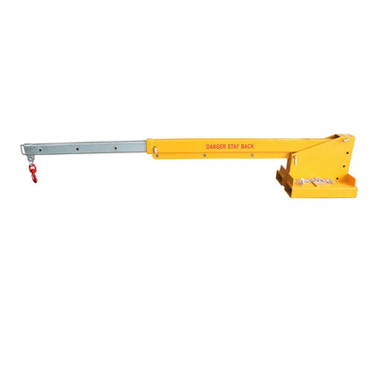 Landy Attachments Crane Jibs (Fixed & Tilt) | Capacity 5500–9900 lb | Short & Long Reach | 8-30 GPM | 2-5 Tons | For Forklifts, Skid Steers & Excavators