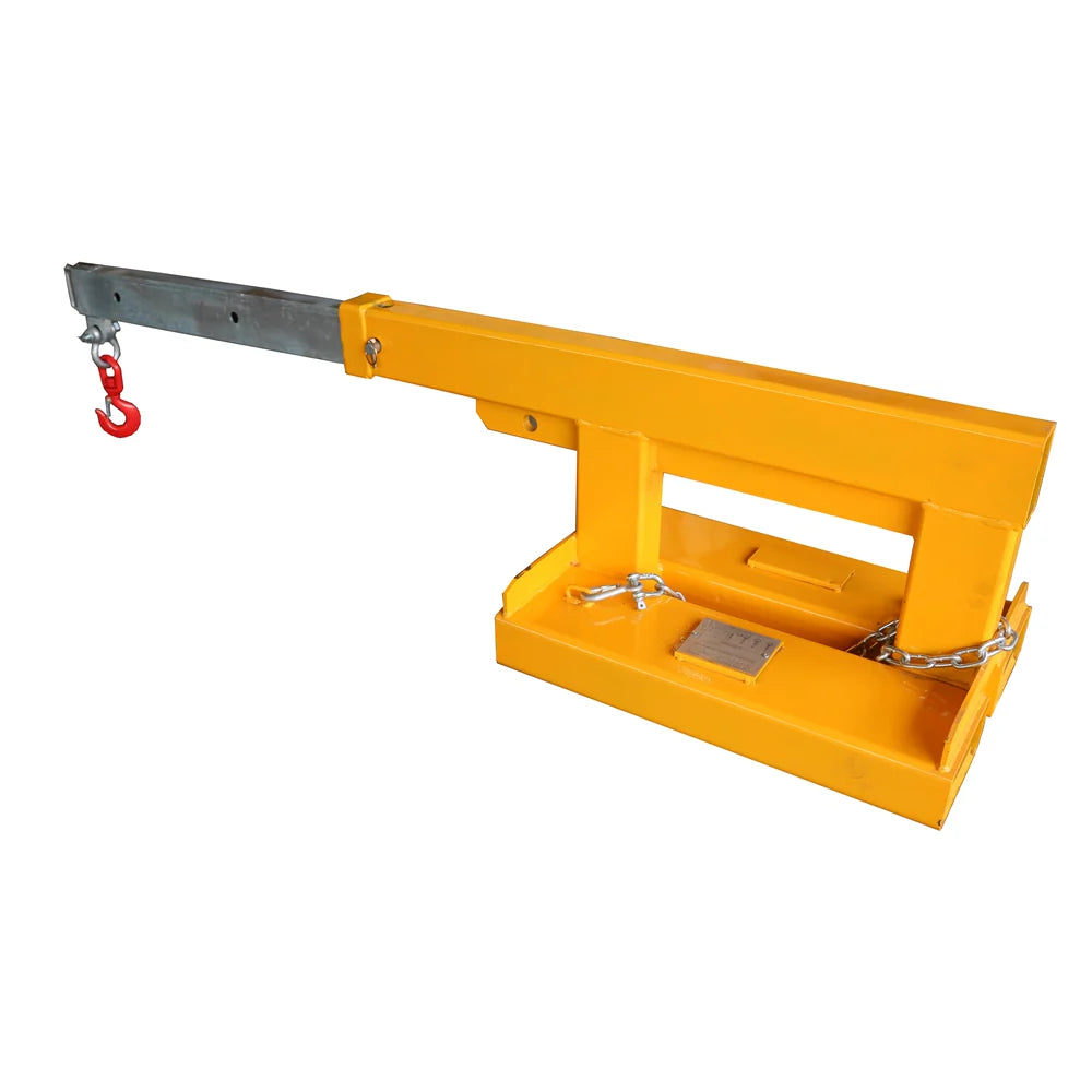 Landy Attachments Crane Jibs (Fixed & Tilt) | Capacity 5500–9900 lb | Short & Long Reach | 8-30 GPM | 2-5 Tons | For Forklifts, Skid Steers & Excavators
