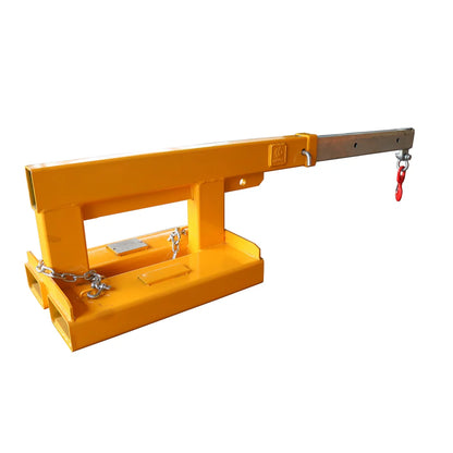Landy Attachments Crane Jibs (Fixed & Tilt) | Capacity 5500–9900 lb | Short & Long Reach | 8-30 GPM | 2-5 Tons | For Forklifts, Skid Steers & Excavators